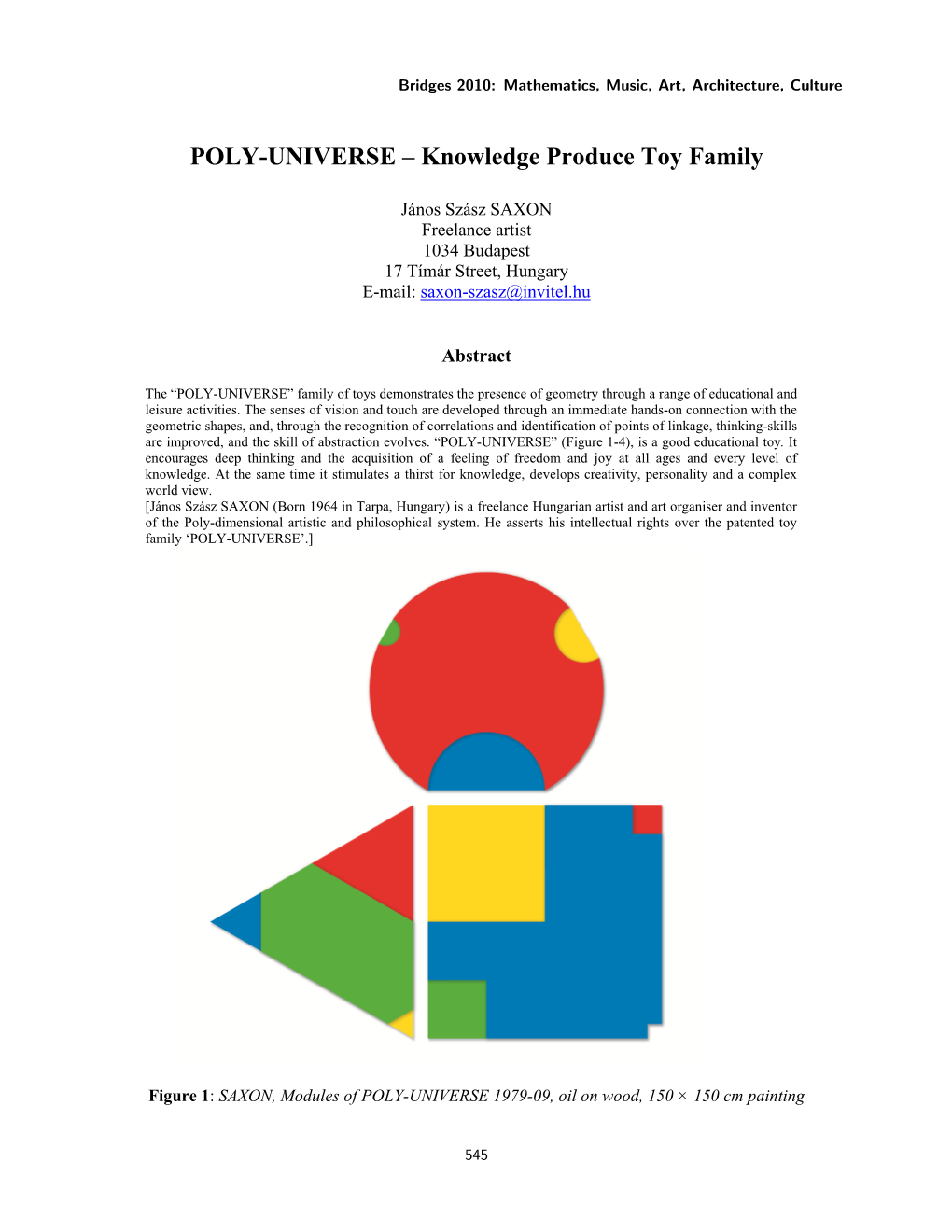 POLY-UNIVERSE – Knowledge Produce Toy Family