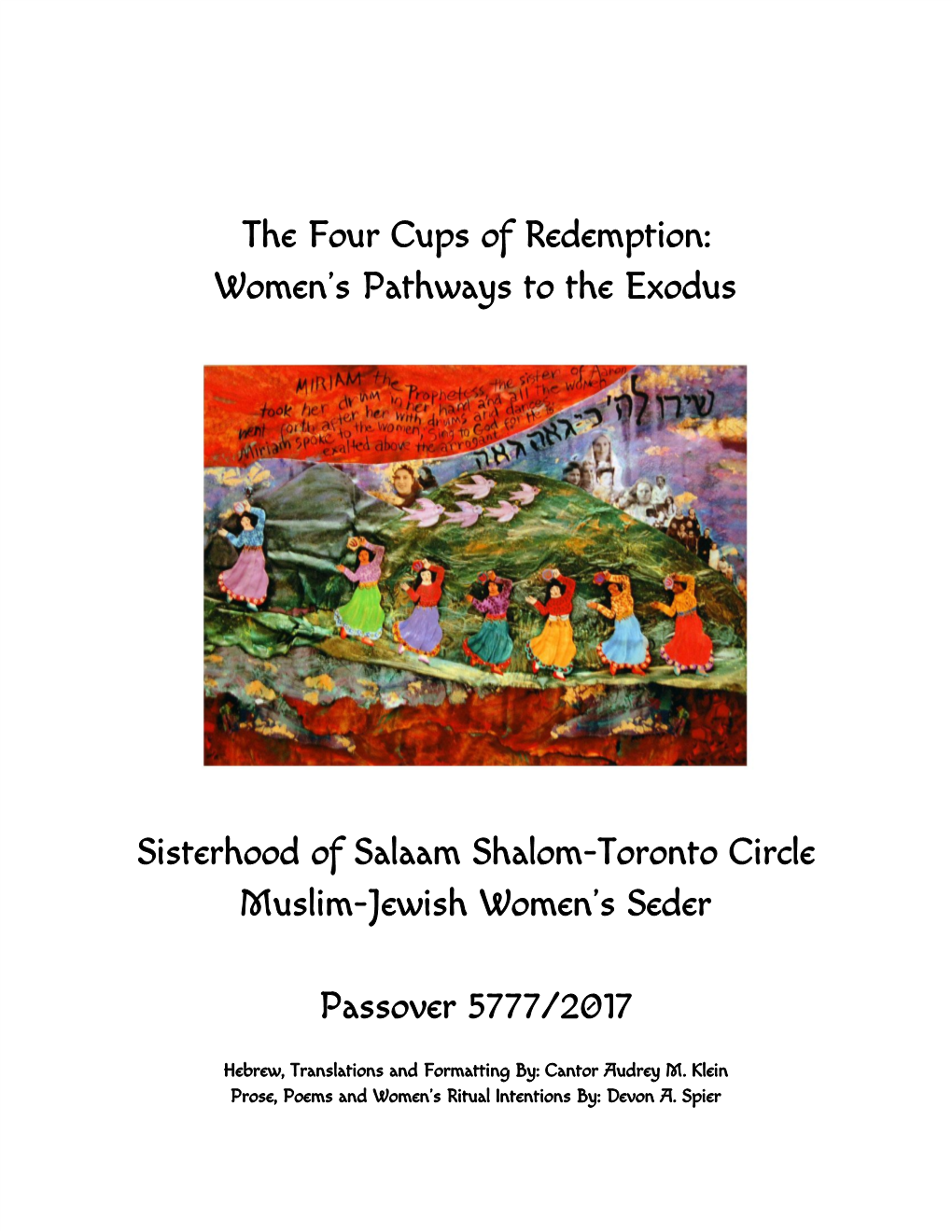 The Four Cups of Redemption: Women's Pathways To