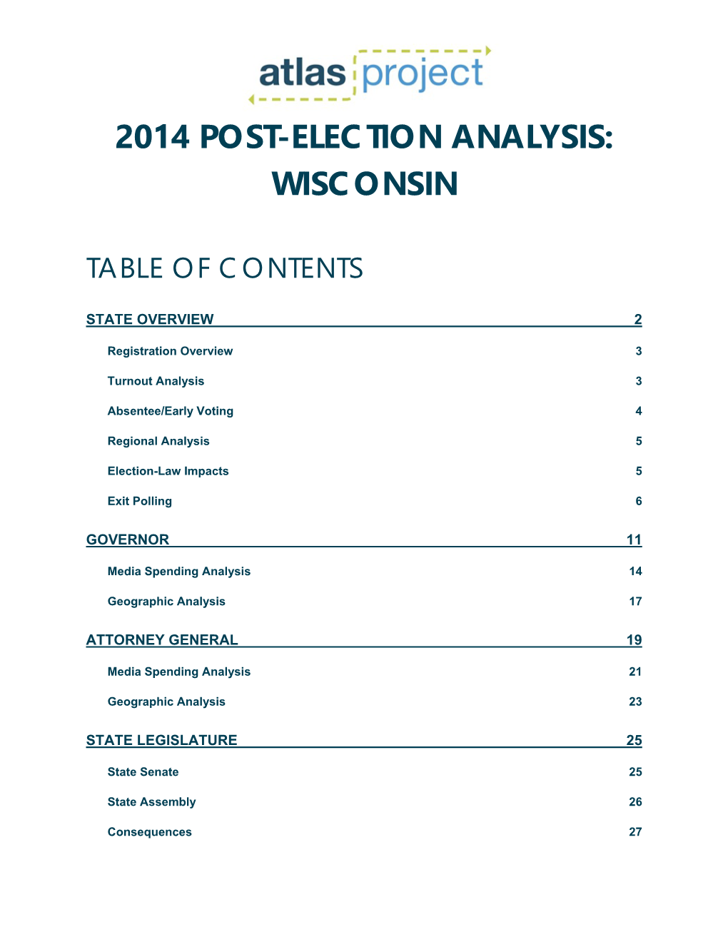 2014 Post-Election Analysis: Wisconsin