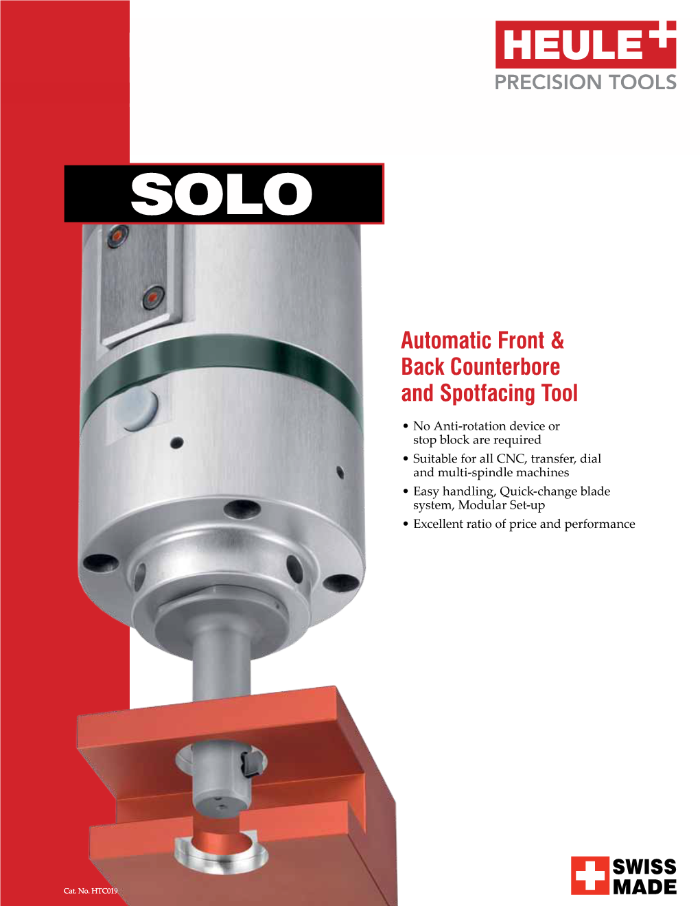 Automatic Front & Back Counterbore and Spotfacing Tool