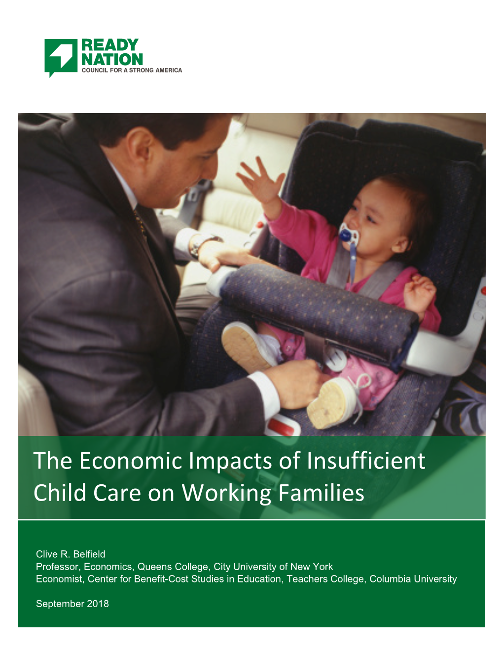 The Economic Impacts of Insufficient Child Care on Working Families