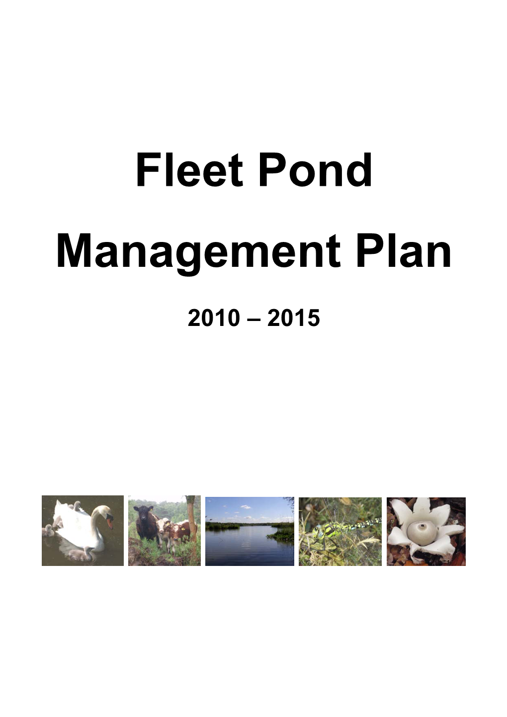 Fleet Pond Management Plan