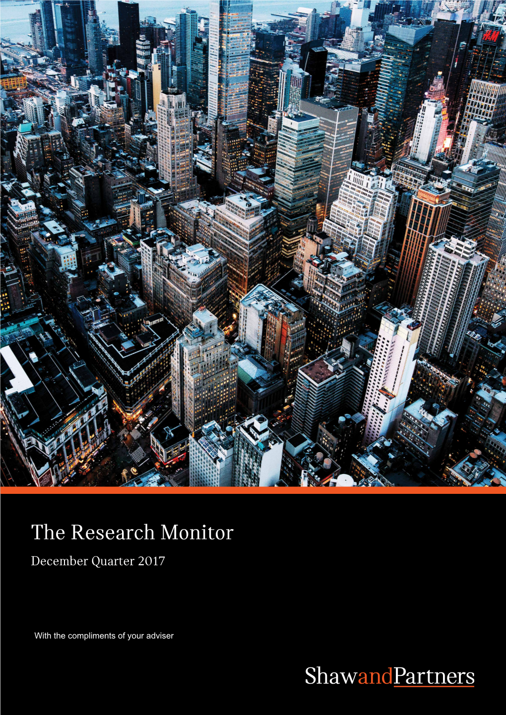 The Research Monitor December Quarter 2017