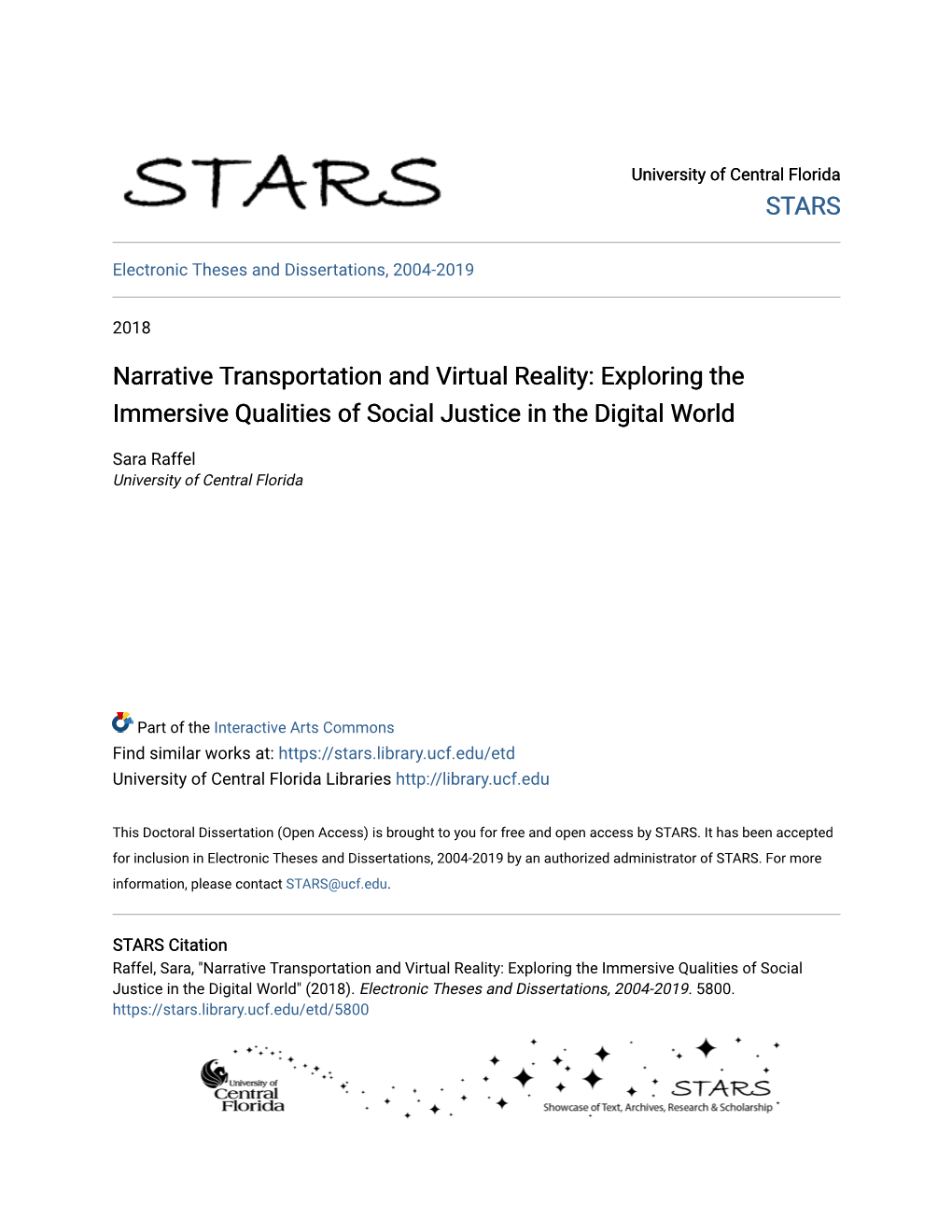 Narrative Transportation and Virtual Reality: Exploring the Immersive Qualities of Social Justice in the Digital World