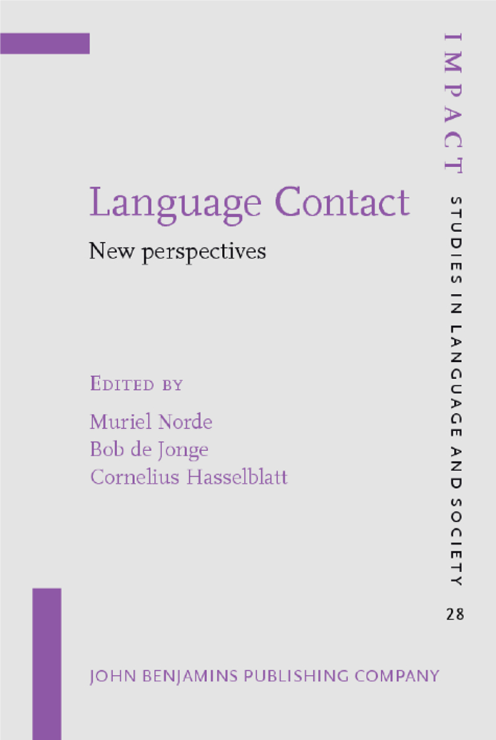 Language Contact: New Perspectives