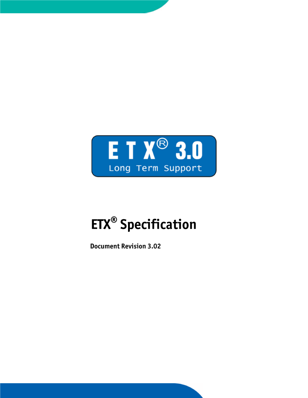 ETX Component SBC™ Specification