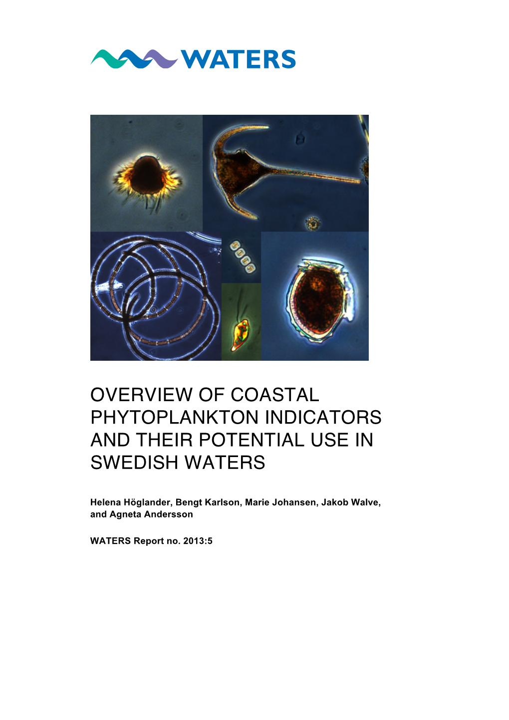 Overview of Coastal Phytoplankton Indicators and Their Potential Use in Swedish Waters