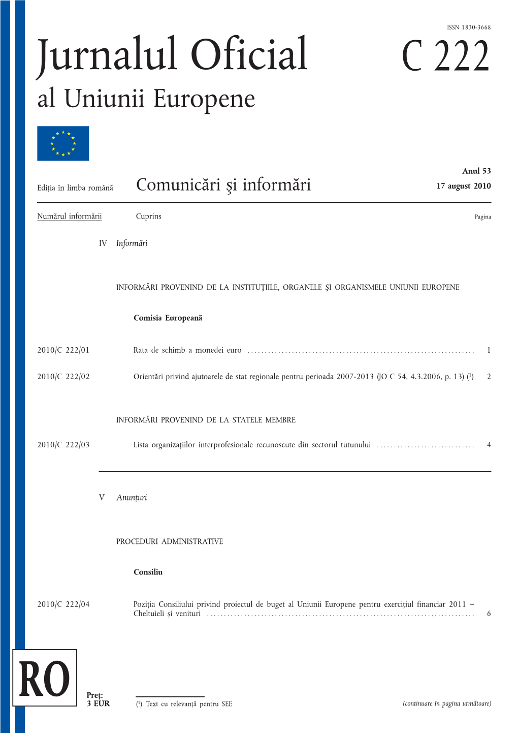 C 222 Jurnalul Oficial