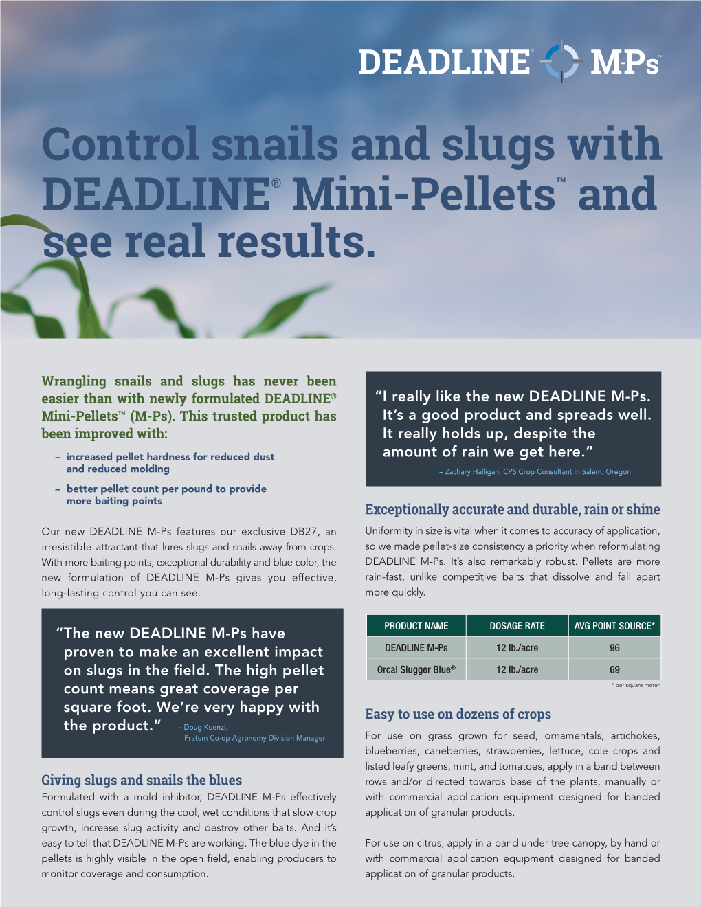 New Formulation Sell Sheet