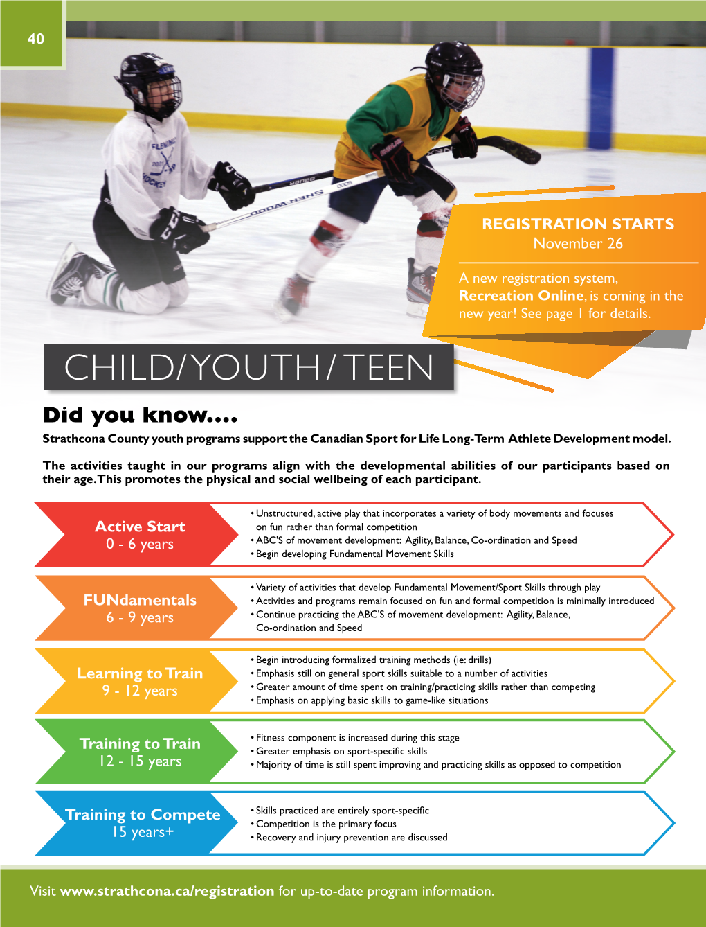 Child/Youth/Teen 41 Family Programs/Fitness