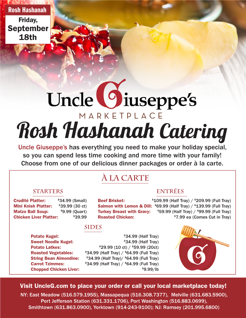 Rosh Hashanah Catering