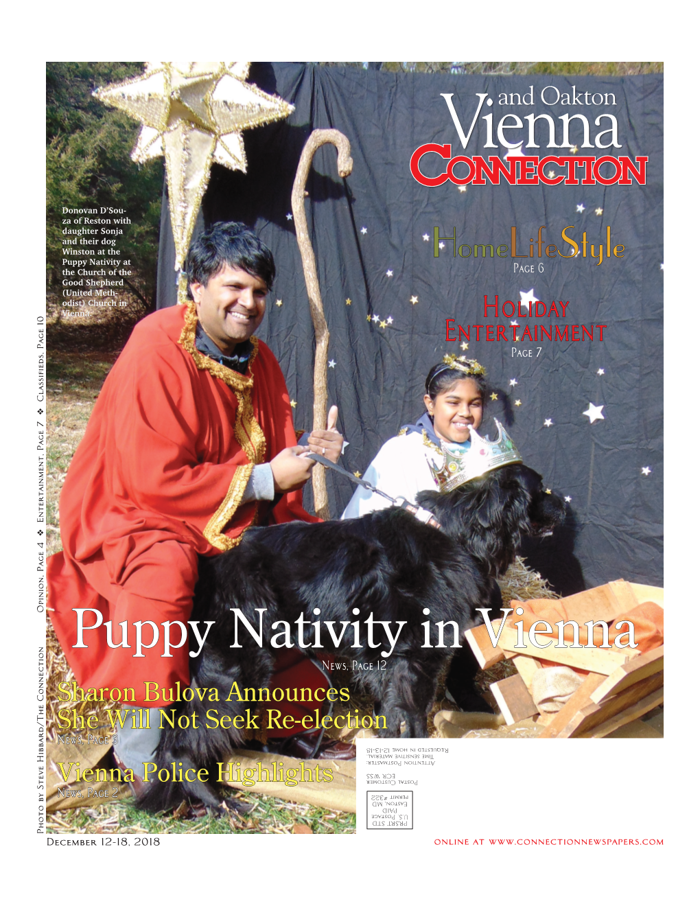 Puppy Nativity in Vienna News, Page 12 Sharon Bulova Announces She Will Not Seek Re-Election