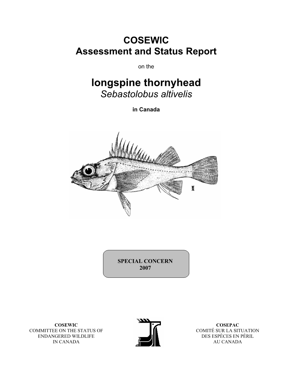 Longspine Thornyhead (Sebastolobus Altivelis) Off California, Oregon and Washington in 2005