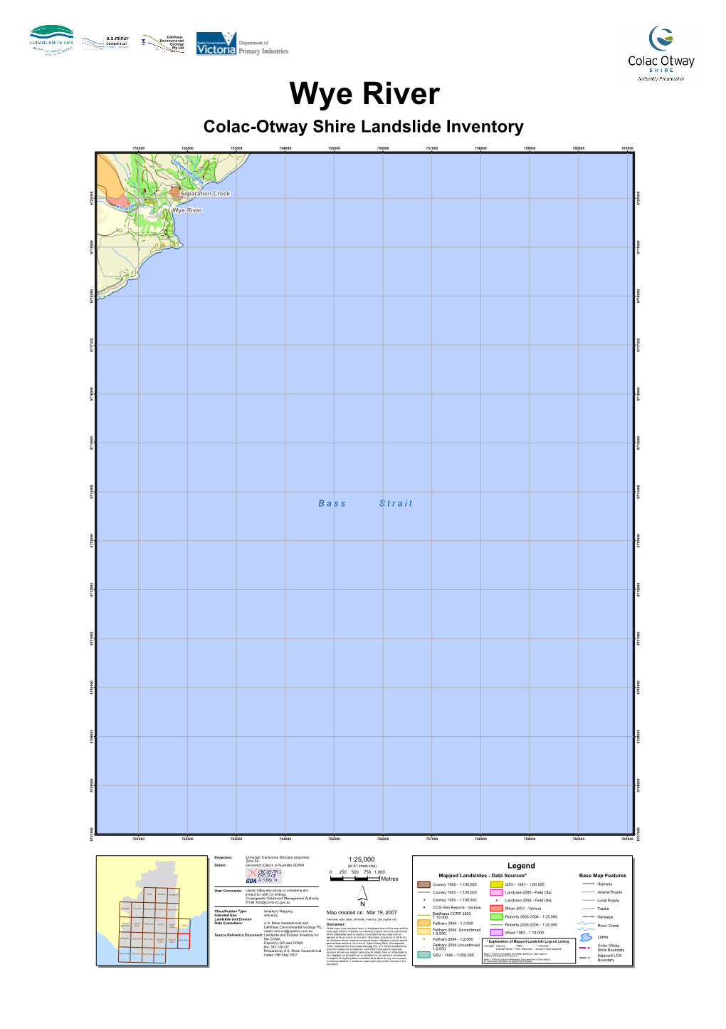 Colac-Otway Shire Landslide Inventory