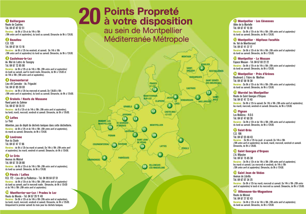 Points Propreté À Votre Disposition