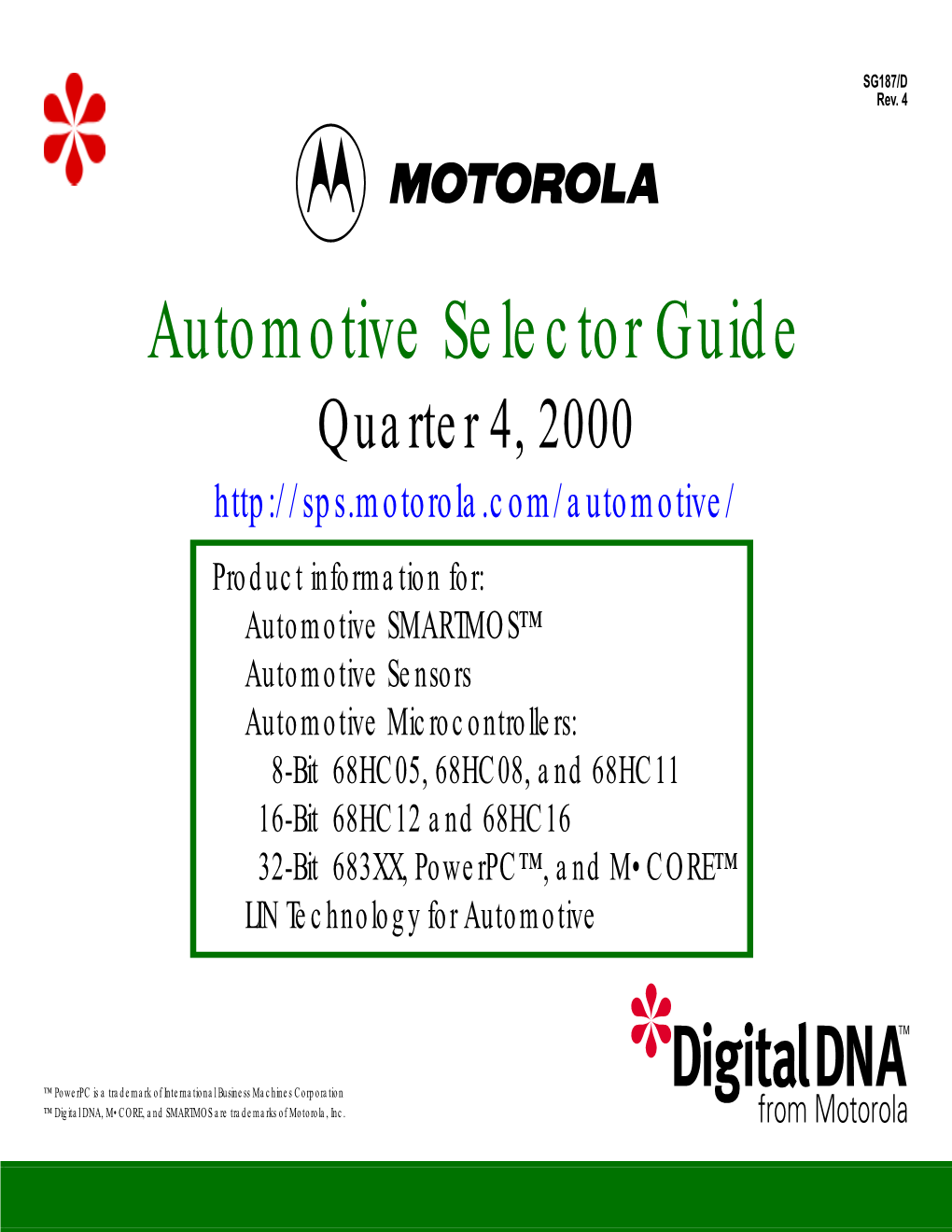 Automotive Selector Guide