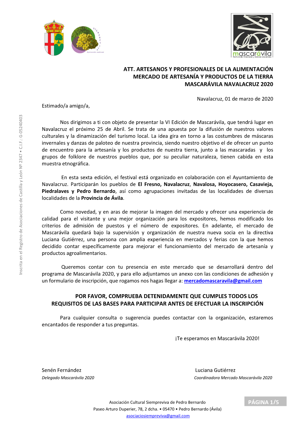 Solicitud De Participación Para Expositores 2020