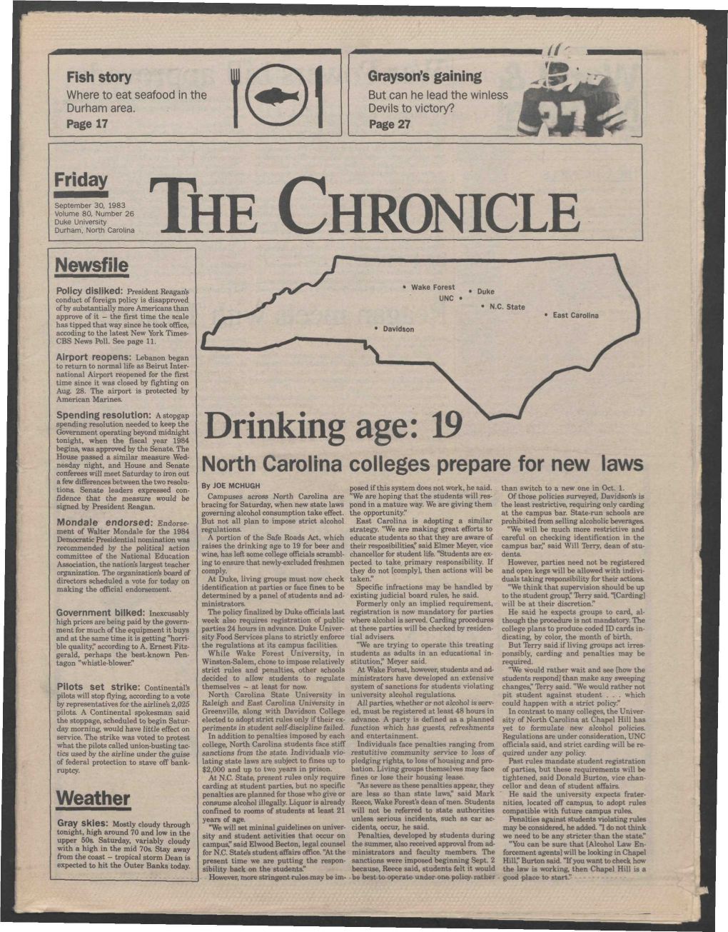 THE CHRONICLE Newsfile