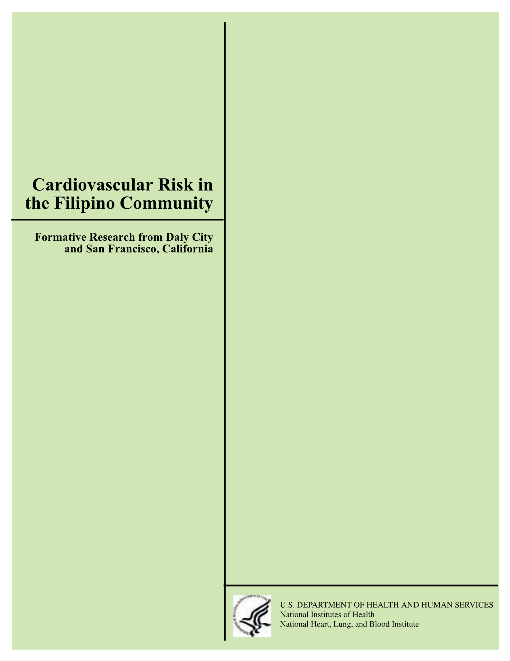 Cardiovascular Risk in the Filipino Community