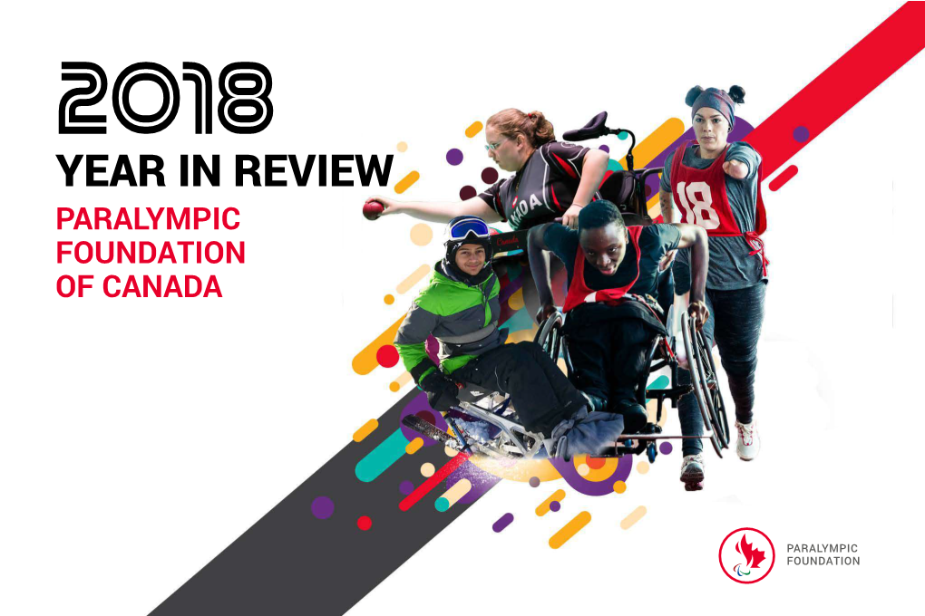 Year in Review Paralympic Foundation of Canada