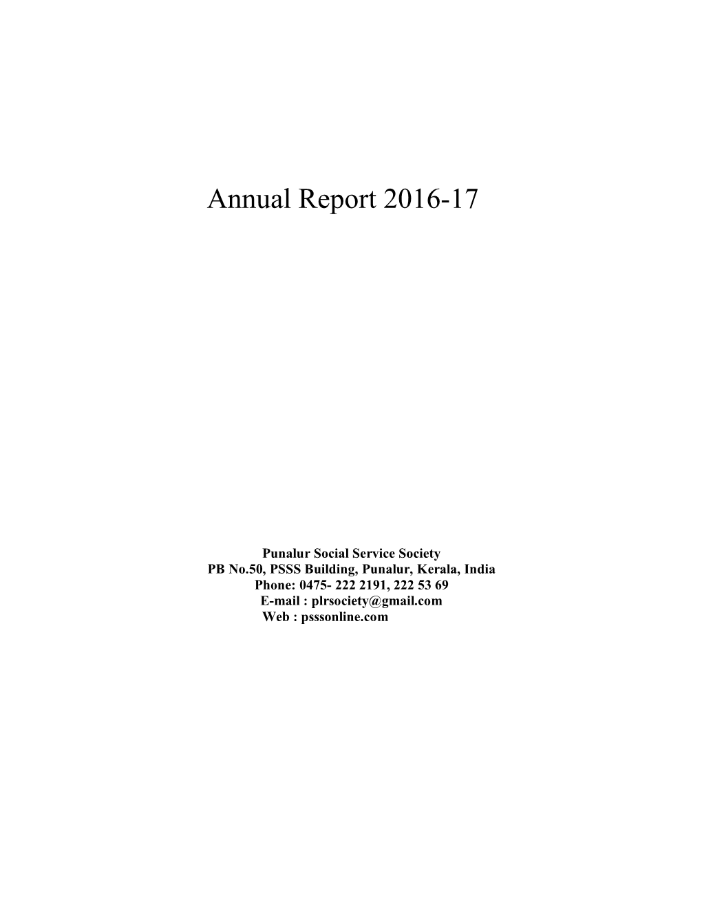 Annual Report 2016-17