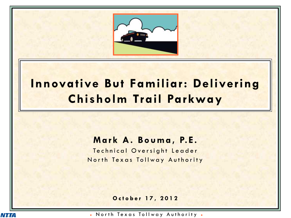 Chisholm Trail Parkway