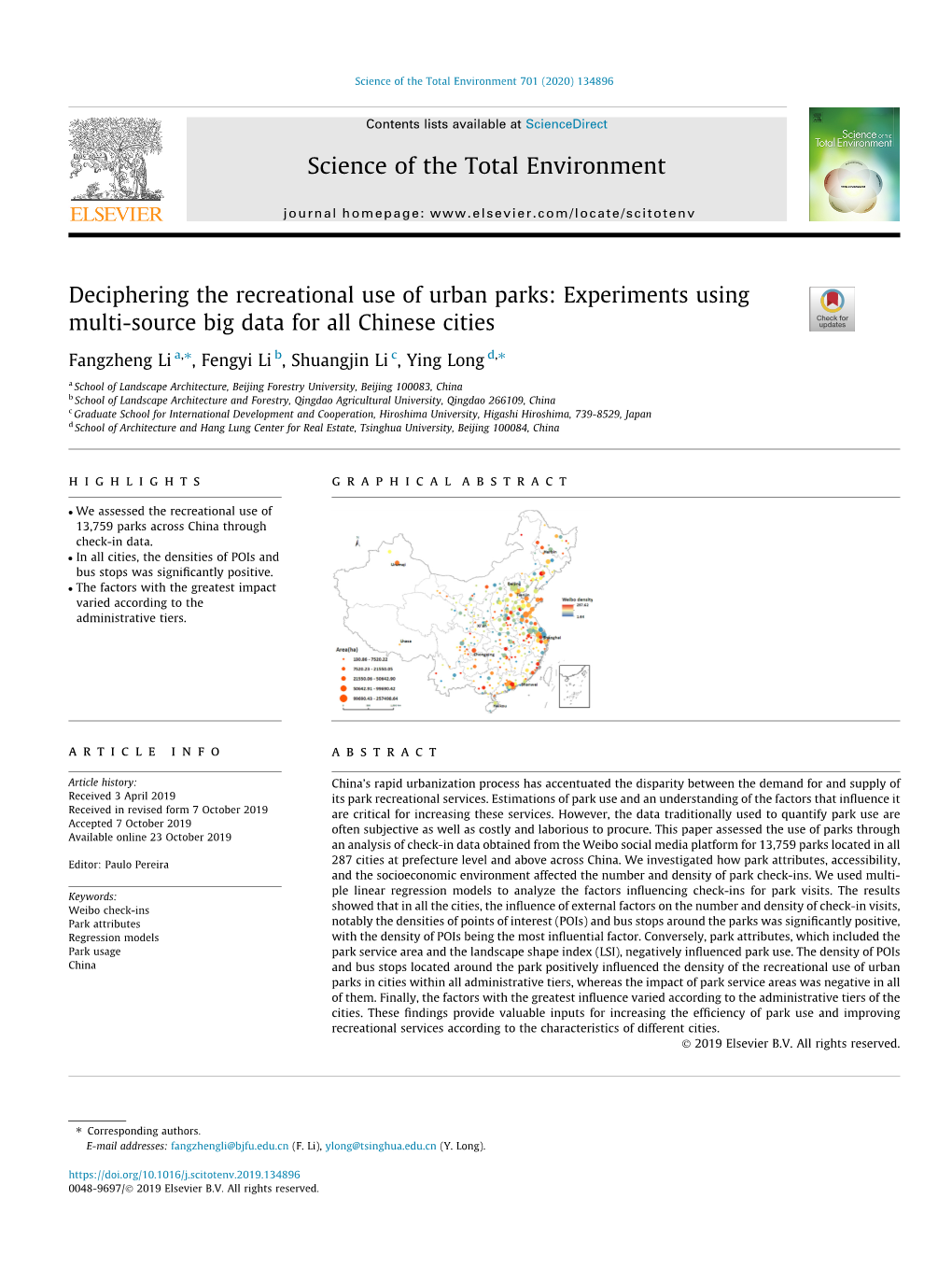 Experiments Using Multi-Source Big Data for All Chinese Cities