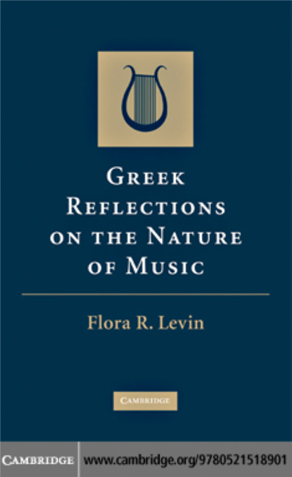 Greek Reflections on the Nature of Music