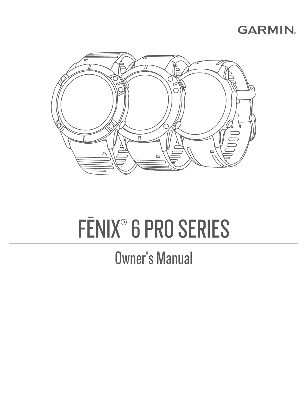 Fēnix®‎ 6 Pro Series Owner's Manual