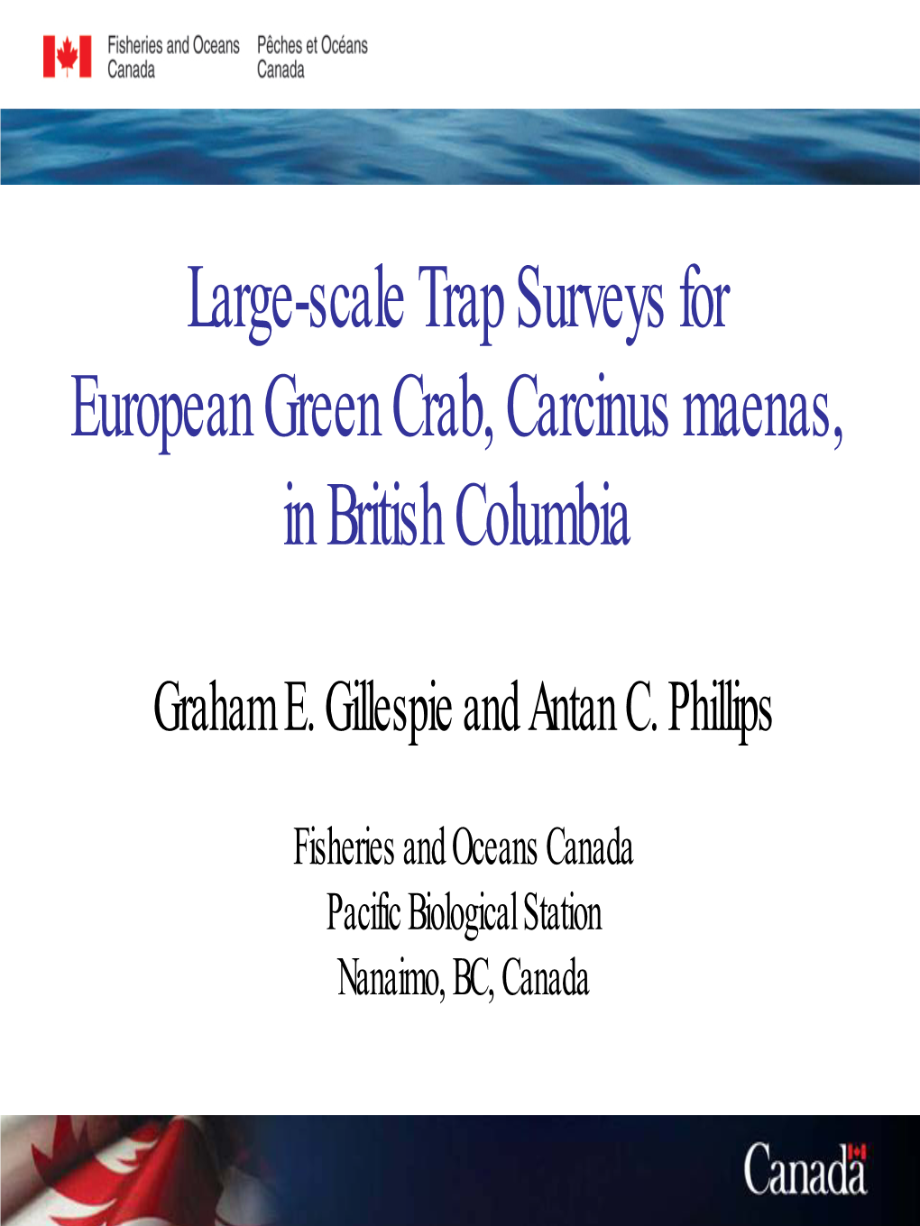 Trap Surveys in BC (Gillespie) – (PDF)