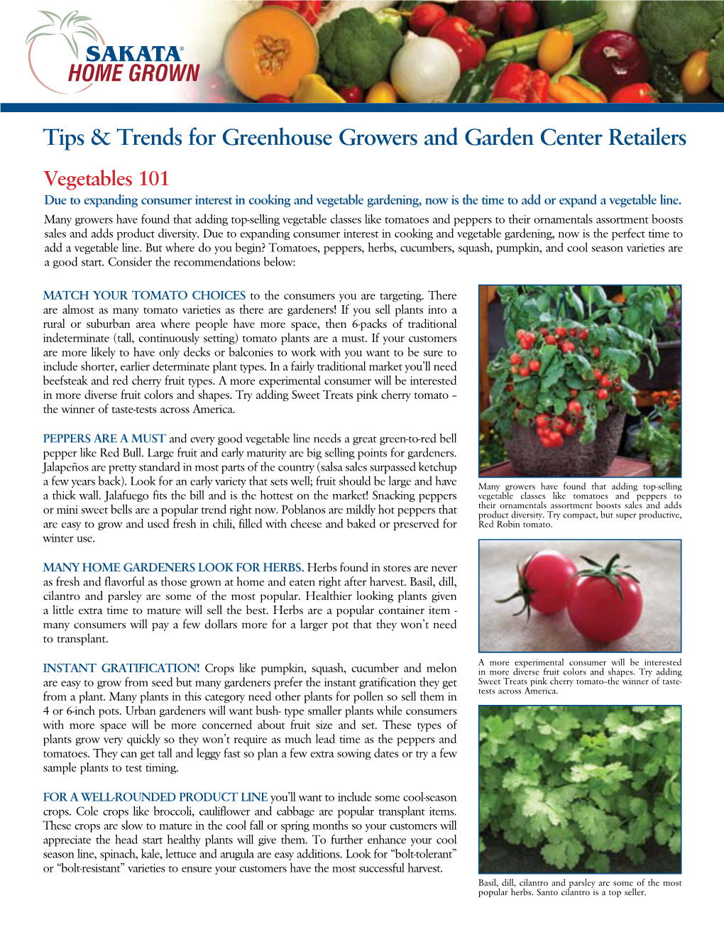 Tips for Greenhouse Growers & Garden Centers