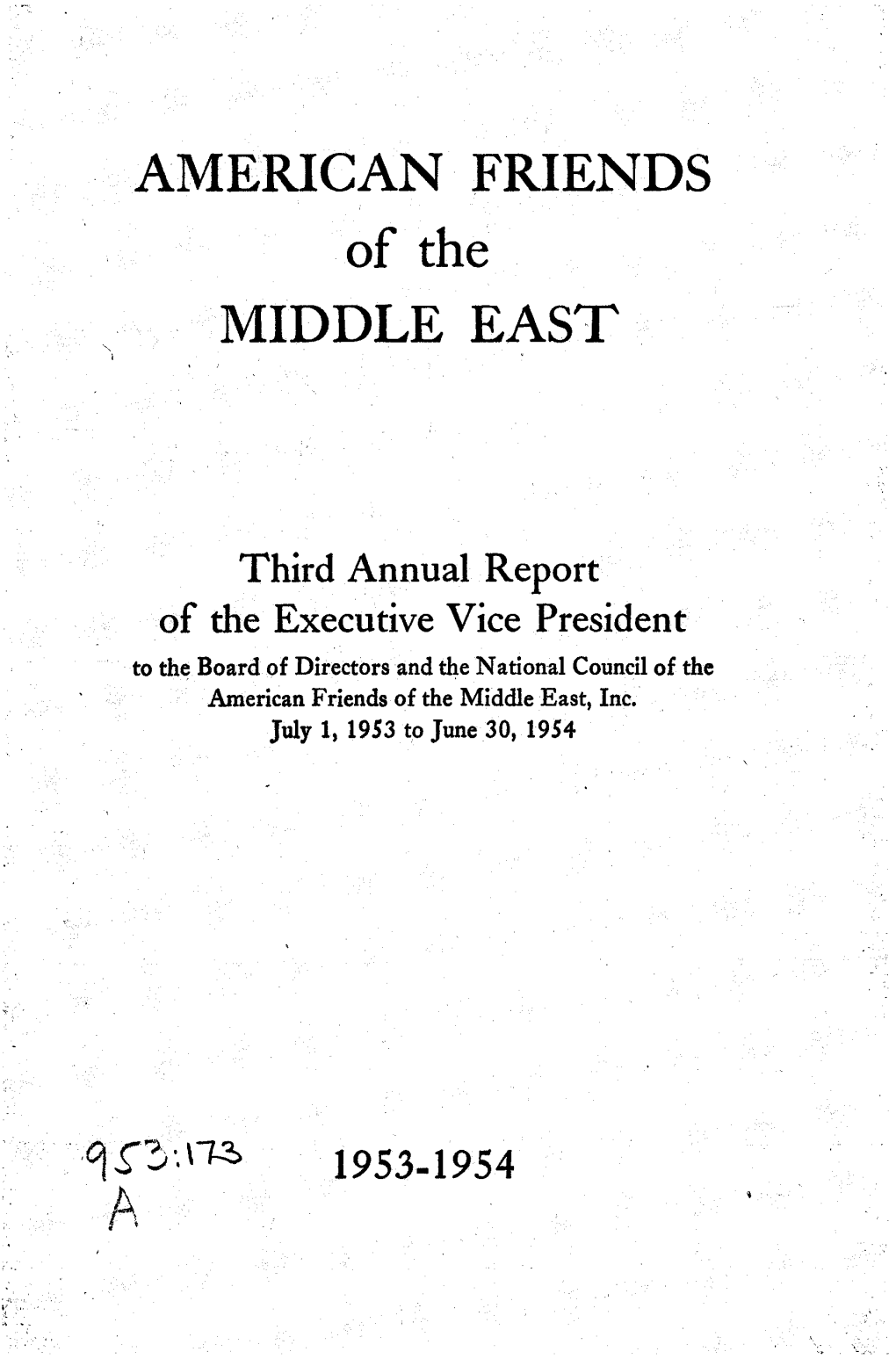 Of the MIDDLE EAST