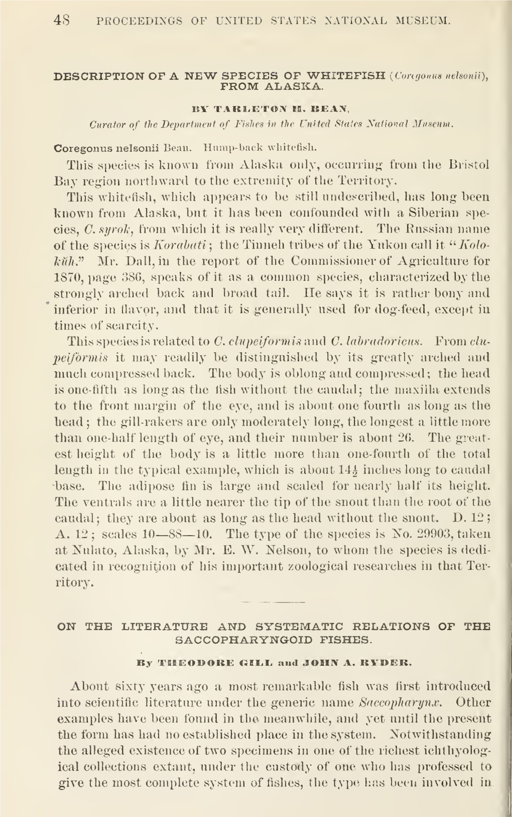 Proceedings of the United States National Museum