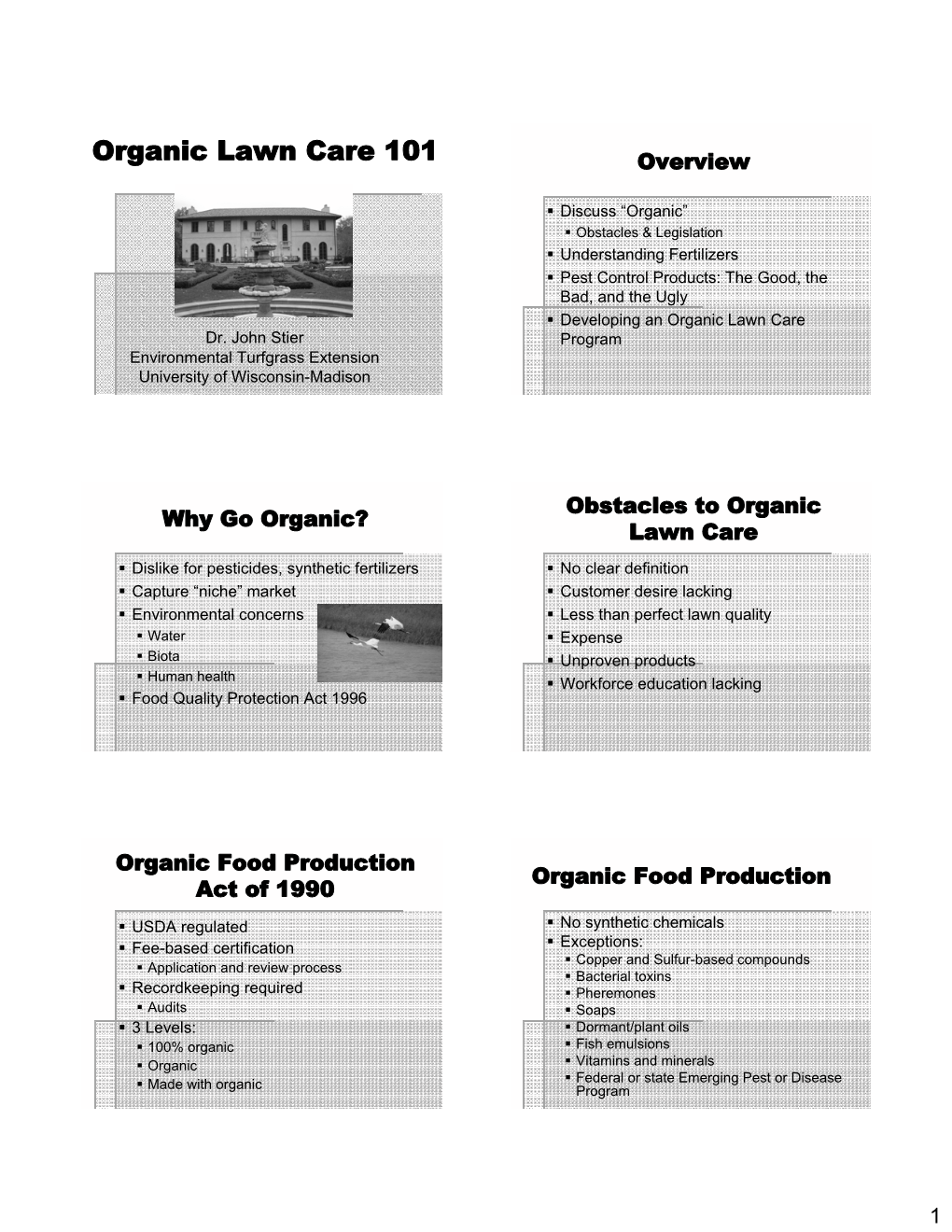 Organic Lawn Care 101 Overview