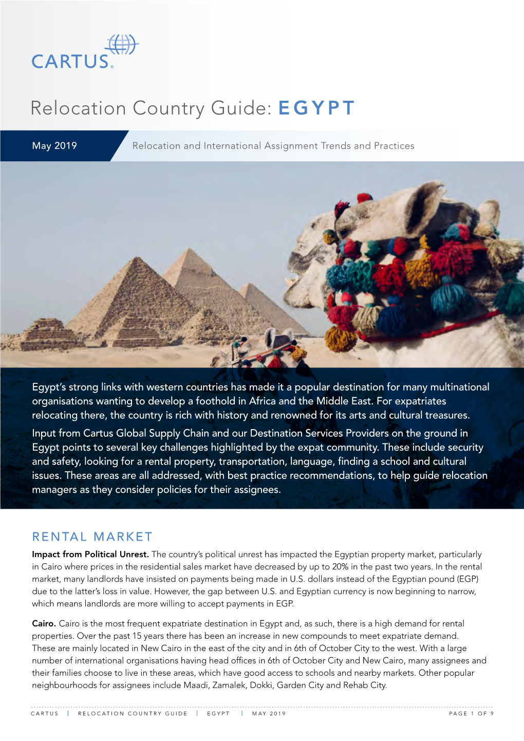 Relocation Country Guide: EGYPT