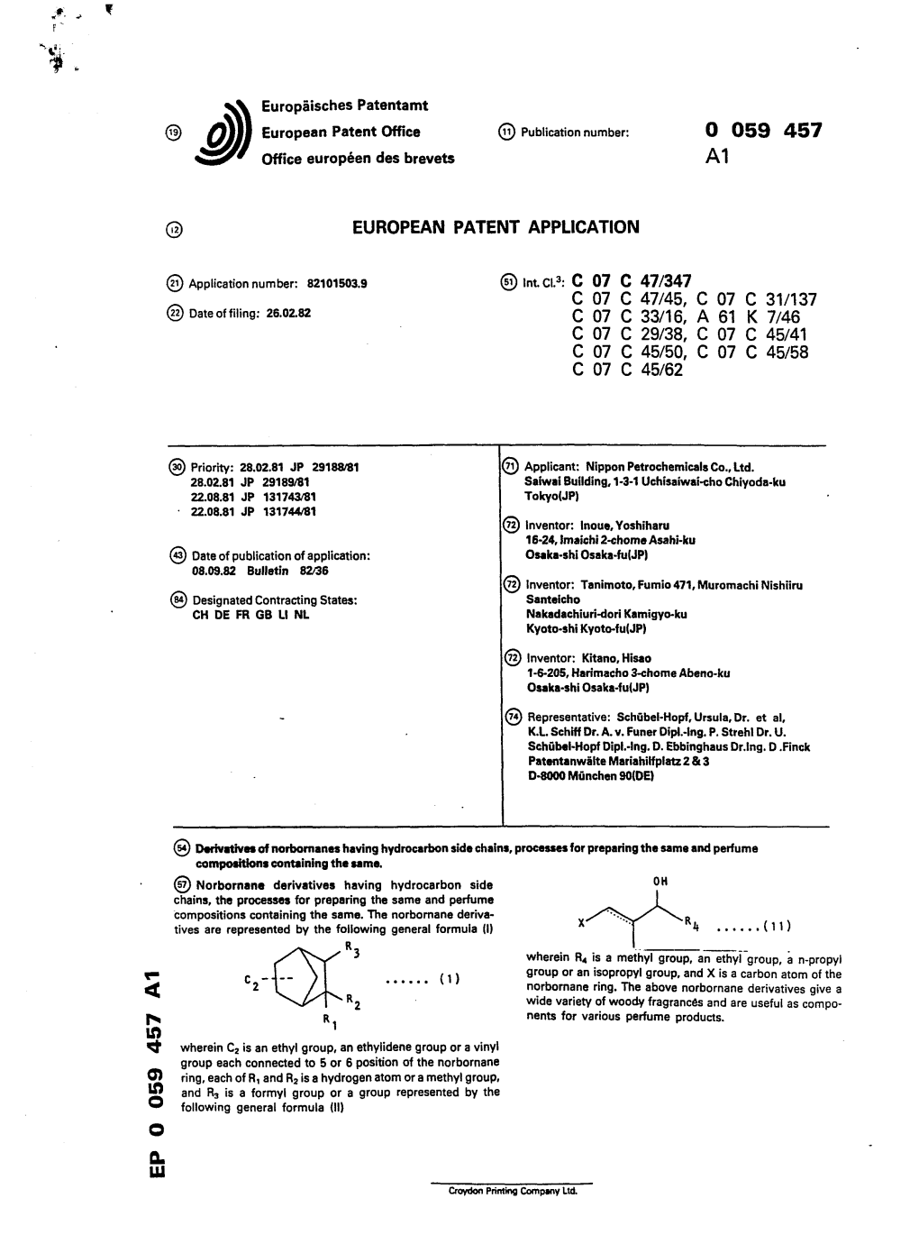 Derivatives of Norbornanes Having Hydrocarbon Side Chains, Processes for Preparing the Same and Perfume Compositions Containing the Same