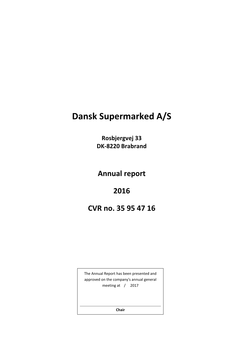 Dansk Supermarked A/S