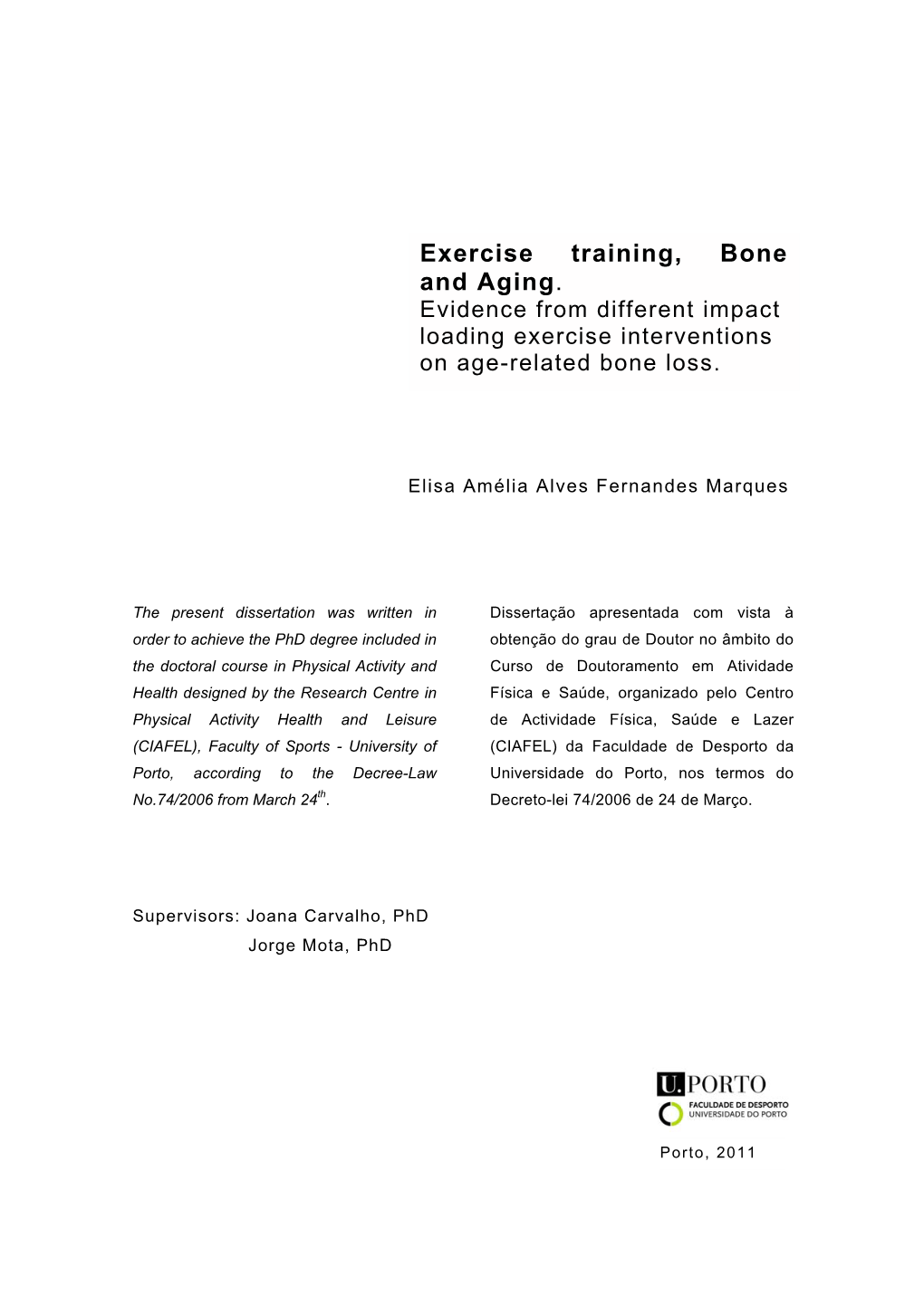 Exercise Training, Bone and Aging. Evidence from Different Impact Loading Exercise Interventions on Age-Related Bone Loss