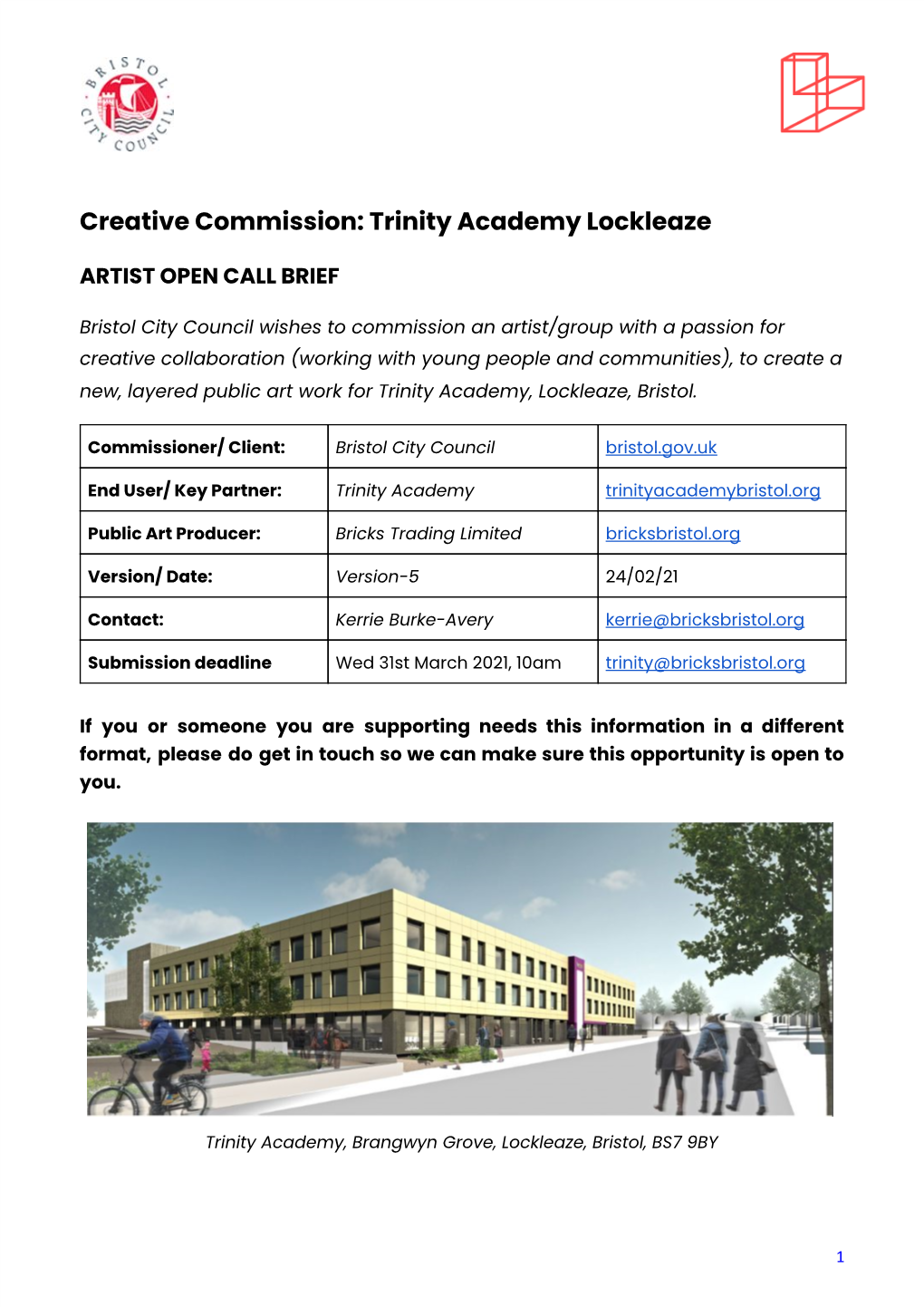 Creative Commission: Trinity Academy Lockleaze