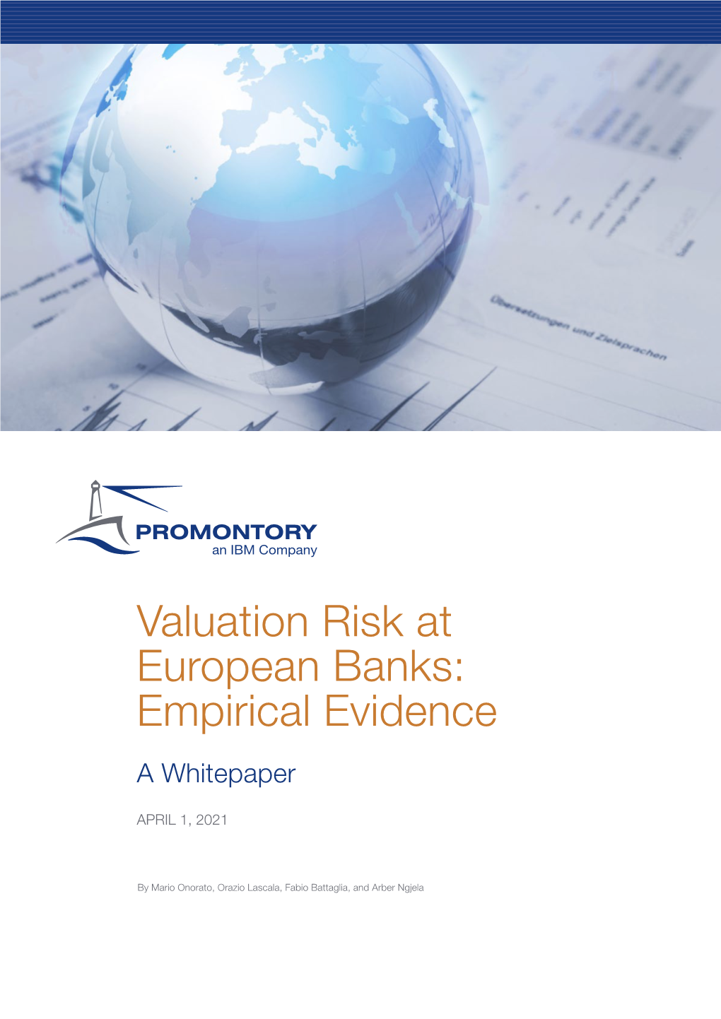 Valuation Risk at European Banks: Empirical Evidence a Whitepaper