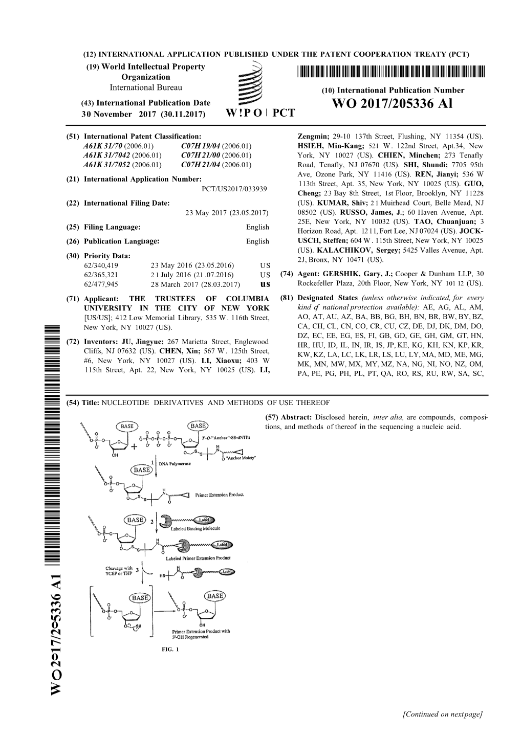 WO 2017/205336 Al 30 November 2017 (30.11.2017) W !P O PCT