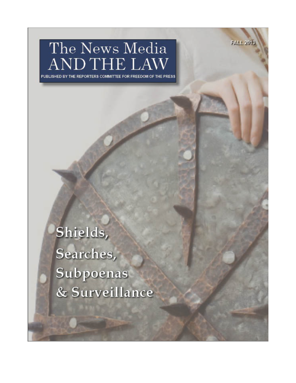 The News Media and the Law, Fall 2013