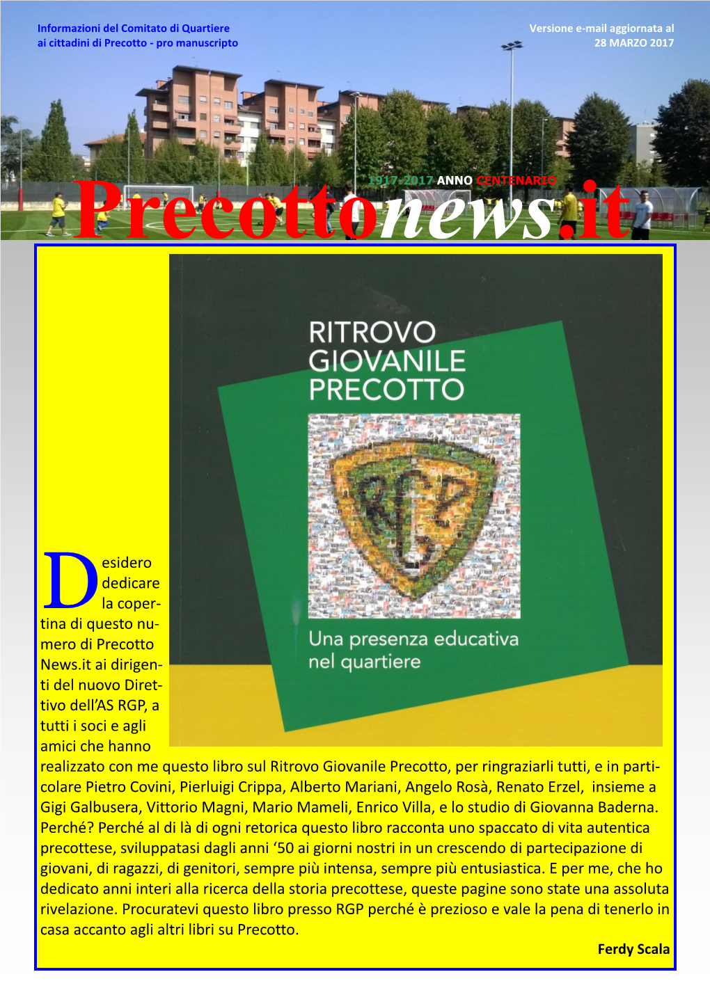 Mero Di Precotto News.It Ai Dirigen