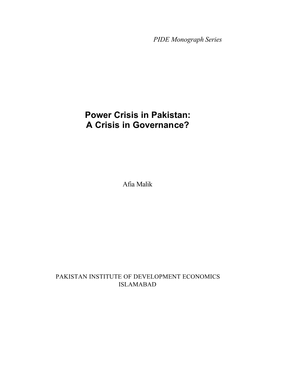 Power Sector Paper Afia