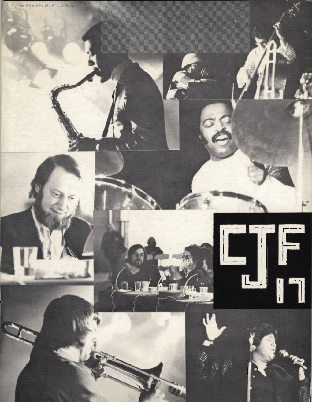 Notre Dame Collegiate Jazz Festival Program, 1975