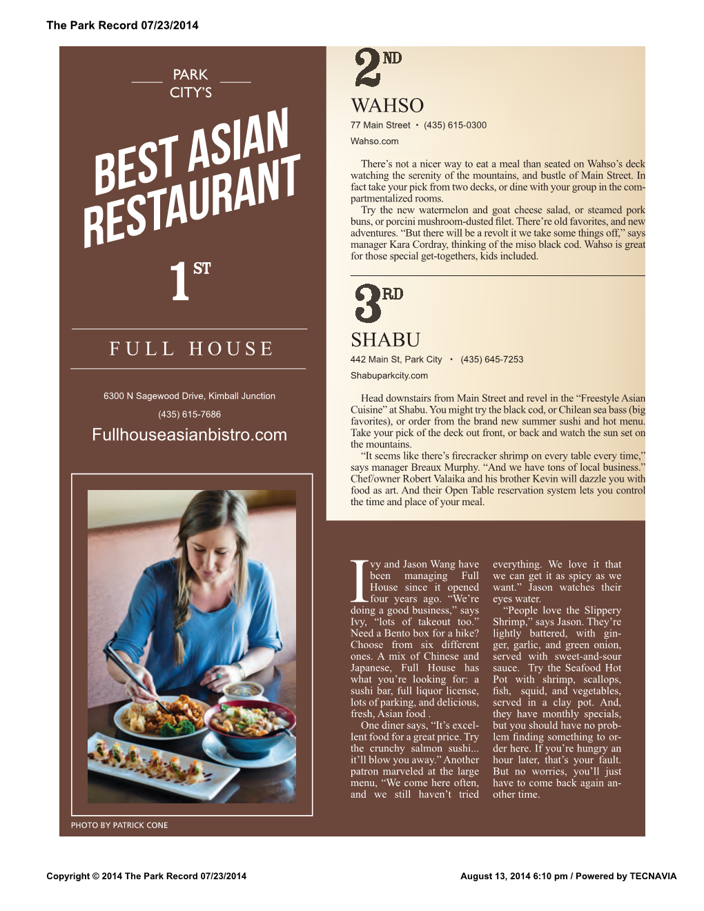 Best Asian Restaurant