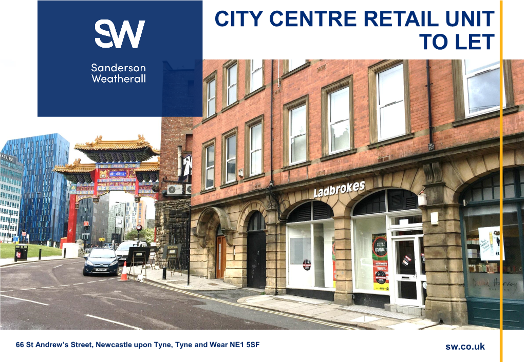 City Centre Retail Unit to Let