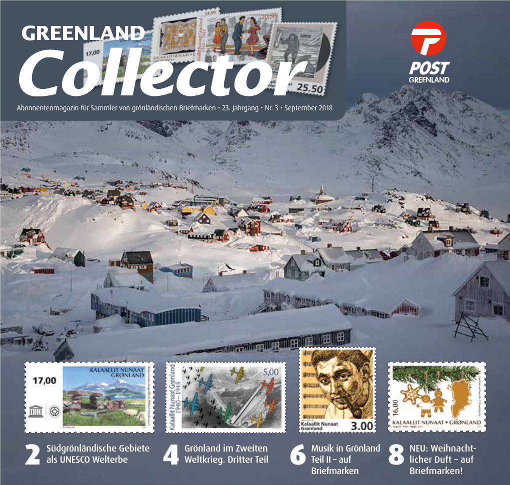GREENLAND Collector Abonnentenmagazin Für Sammler Von Grönländischen Briefmarken • 23