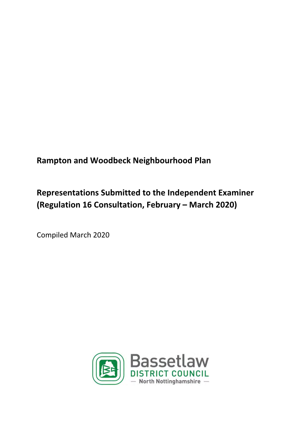 Rampton and Woodbeck Neighbourhood Plan