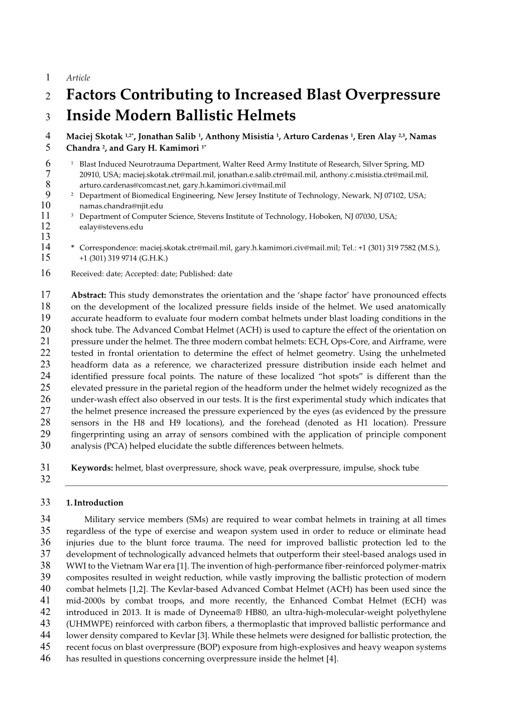 Factors Contributing to Increased Blast Overpressure Inside Modern